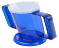 Trinkbecher HANDYCUP mit Tee-Aufsatz und 2 Griffen Farbe: grün-transparent