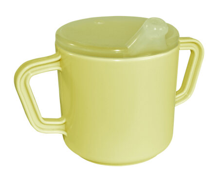 Trinkbecher mit 2 Henkeln Farbe: pastell-grün