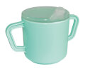 Trinkbecher mit 2 Henkeln Farbe: pastell-grün