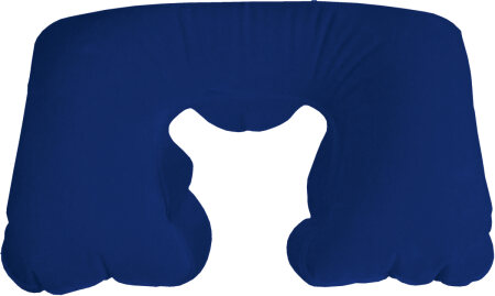 Reisenackenkissen aufblasbar 16 x 12 cm Farbe: blau