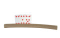 Spielkartenhalter HOLZ gebogen Buchenholz 35 cm