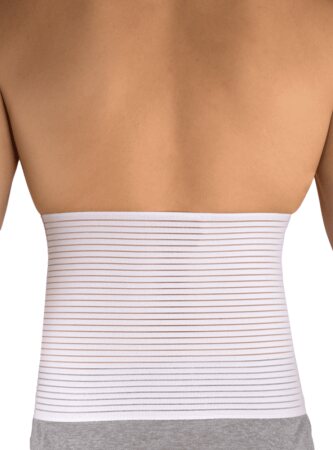 Abdominalbandage weiß Ausf.: Herren Gr. XL