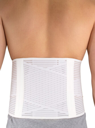 Rückenstützbandage Para Vertebral light, mit Pelotte Farbe: haut Gr. 5