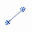 Saughaltegriff STILEO, blau-weiß 45 cm