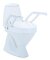 Toilettensitzerhöhung AQUATEC 90000 mit Deckel und Armlehnen Ausf.: Höhe 10 cm