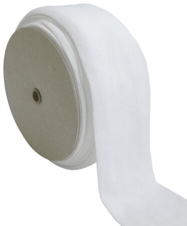 Trikotschlauch, Nylon-Glas 1 kg weiß Ausf.: Breite 100 mm