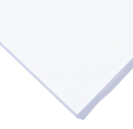 Probeschaftmaterial Orthotherm Clear a.400x400mm, transparent 15 mm