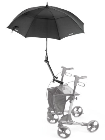 Rollatorschirm TOPRO mit Multifunktionsarm Farbe: schwarz