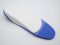 Weichschaum-Rohling langsohlig, 4mm, vautec-soft, blau, perforiert Gr. 45