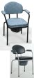 Toilettenstuhl 9062 TII, feststehend Farbe: blau/grau