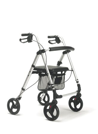 Leichtgewicht-Rollator Eco-Plus mit Korb, Stockhalter Farbe: carbon