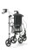Leichtgewicht-Rollator Eco-Plus mit Korb, Stockhalter Farbe: carbon