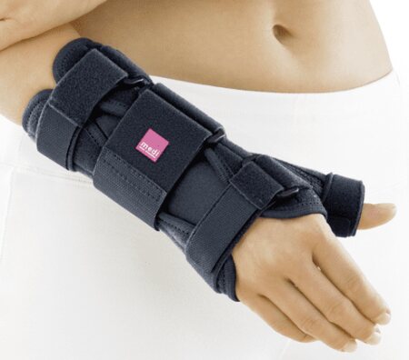 Handgelenkorthese Manumed T grau Gr. 2 links