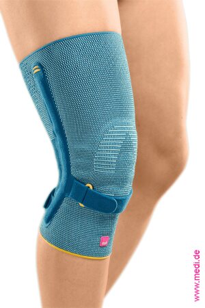 Kniebandage Genumedi PSS extraweit mit Haftband lyons-blue Gr. IV