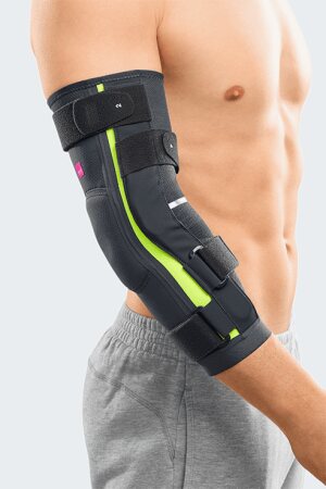 medi Ellenbogen-Führungs-Orthese Epico active grau-lime Gr. L