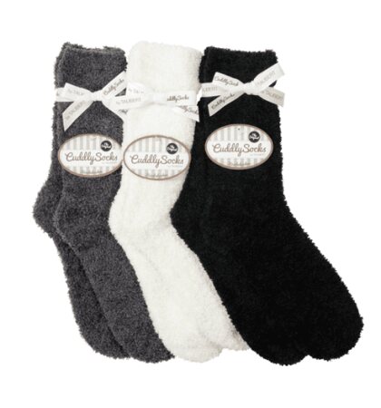 Kuschelsocken CuddlySocks Gr.35-41 Farbe: grau-melange