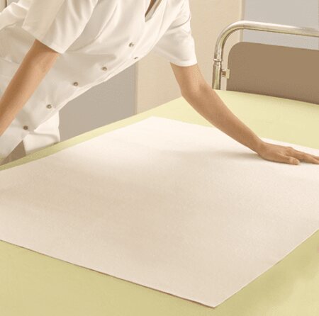 Bettschutzauflage WewaCare Frottee, weiß 75 x 100 cm