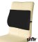 Lumbalkissen Sitty Basic 40 x 28 x 5/1 cm, Gummiband quer Farbe: schwarz