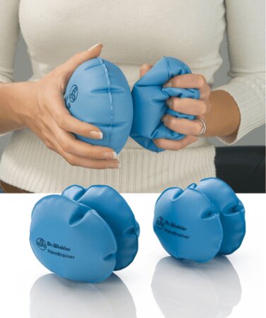 Handtrainer, aufblasbar hellblau Ausf.: Durchmesser 16 cm