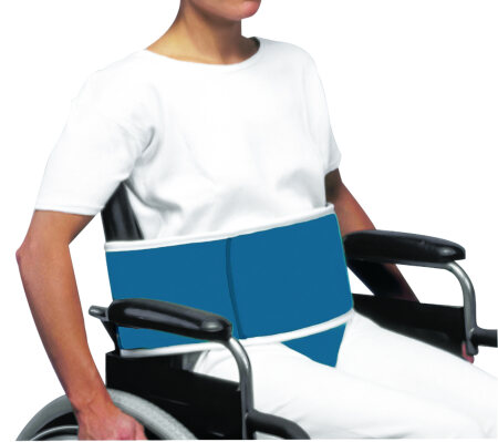 Bauchgurt mit Sitzhose blau Gr. L