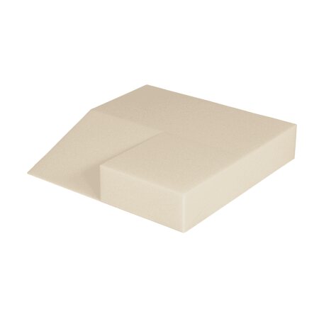 Arthrodesenkissen 43 x 43 x 8 cm, Arthrodesenkeil, schwarz links