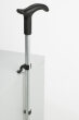 Stock-/Gehhilfenhalter Flip schwarz (Gehhilfen Anker) 22 mm