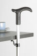 Stock-/Gehhilfenhalter Flip schwarz (Gehhilfen Anker) 22 mm