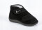 Verbandschuhe Liromed schwarz Velours, hoch, klett, 40°C waschbar (Paar) Gr. 43