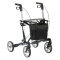 Rollator vital carbon, inkl. Stockhalter u. Stofftasche, max. 150 kg bel. Farbe: schwarz SH 62 cm