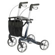 Rollator vital carbon, inkl. Stockhalter u. Stofftasche, max. 150 kg bel. Farbe: saphirblau SH 54 cm