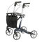 Rollator vital carbon, inkl. Stockhalter u. Stofftasche, max. 150 kg bel. Farbe: saphirblau SH 62 cm