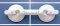 Haltegriff Mobeli, 2-Handgriff (Festmaß) mit Sicherheitsanzeige 210 mm