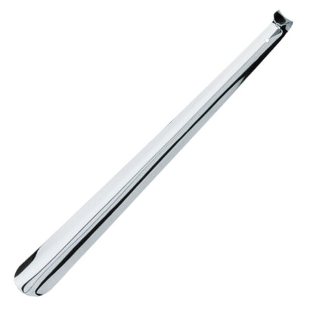 Schuhanzieher aus Metall silber, mit Haken 52 cm