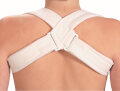 Clavicula Bandage weiß Gr. XL