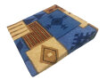 Keilkissen mit Tragegriff 38 x 38 x 7:1 cm Farbe: blau/bunt