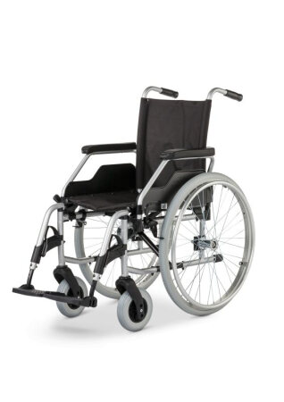 Rollstuhl Budget 9.050, Steckachse, Seitenteile 577, silverline, PU SB 46 cm