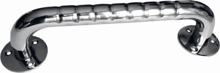 Edelstahl-Haltegriff mit Befestigungsmaterial 80 cm