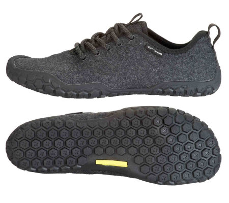 Ballop Corso dark grey Barfußschuh Gr. 45