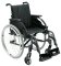Rollstuhl Action 3 NG desk,PU, schwarz-metallic SB 50,5 cm