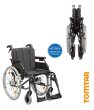 Leichtgewichtrollstuhl Tomtar MR-LG mit Kombiarmlehne, PU...