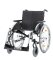 Leichtgewichtrollstuhl Pyro light optima XL, Kombi-Armlehne, PU,silber-metallic SB 58 cm