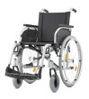 Rollstuhl S-Eco 300 PU, Duo-Armlehnen,silber SB 40 cm