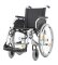 Rollstuhl S-Eco 300, mit Trommelbremse, PU, Duo-Armlehnen, silber SB 52 cm