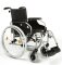 Rollstuhl D100, mit Trommelbremse . B03.B06.AP6.C29.5.B74.B80,silber SB 38 cm