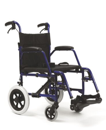 Transportrollstuhl BOBBY blau SB 42 cm