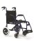 Transportrollstuhl BOBBY blau SB 42 cm