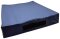 Sitzkissen CUBE FLEXi mit PU-Bezug 8 cm blau-grau 45 x 51 cm
