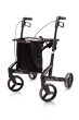 Rollator Troja Original Black Series M Farbe: polarsilber
