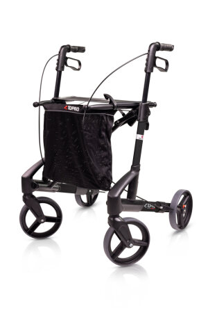 Rollator Troja Original Black Series M Farbe: nachtschwarz