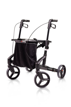 Rollator Troja Original Black Series S Farbe: nachtschwarz
